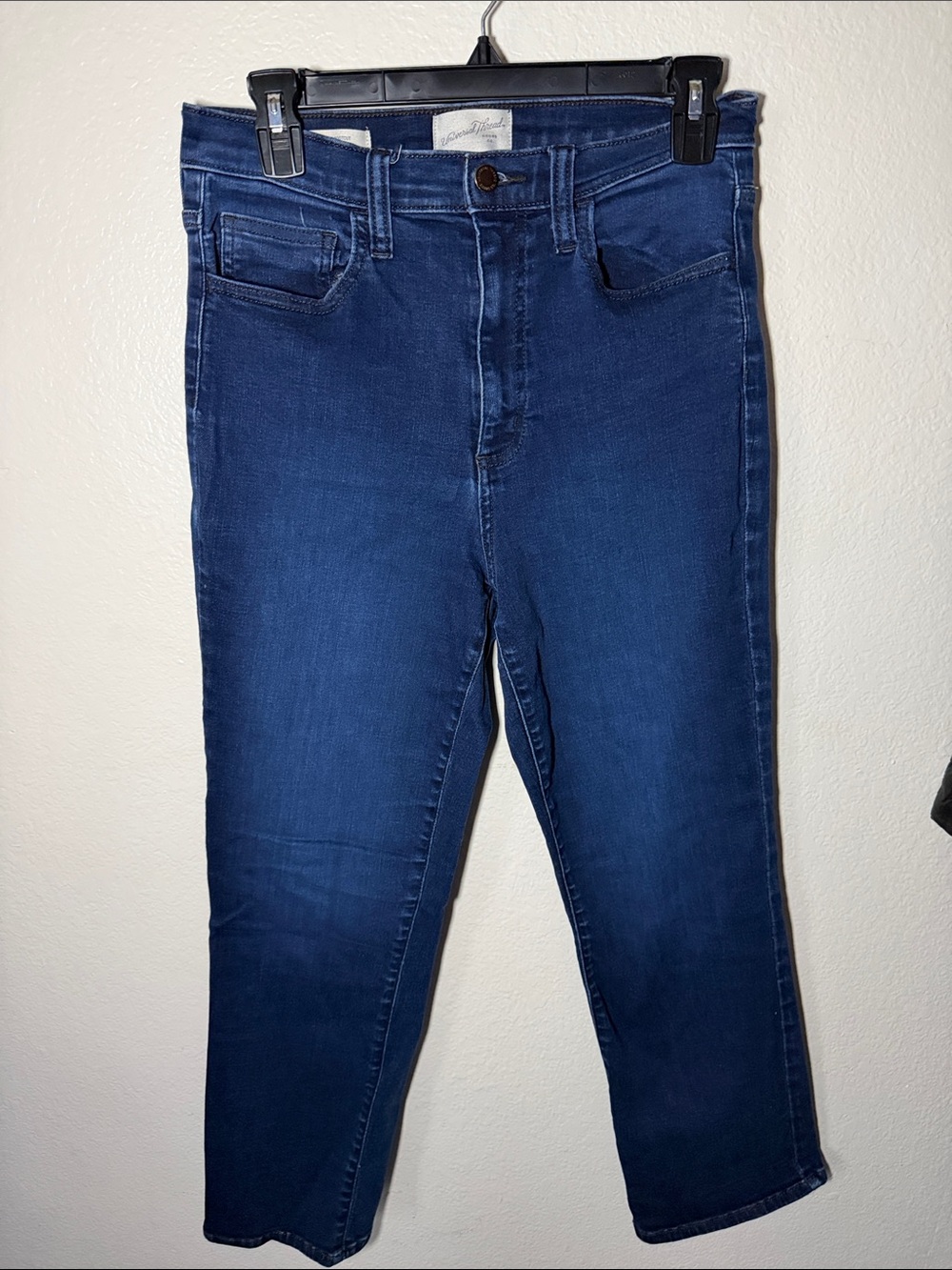 Dark Wash High-Rise Ankle Cropped Jeans Size 10